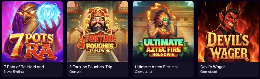 Nouvelles machines à sous sur le casino en ligne Winbeast.